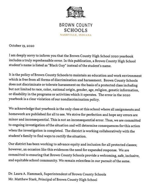 Oct. 19, 2020 - Brown County Schools